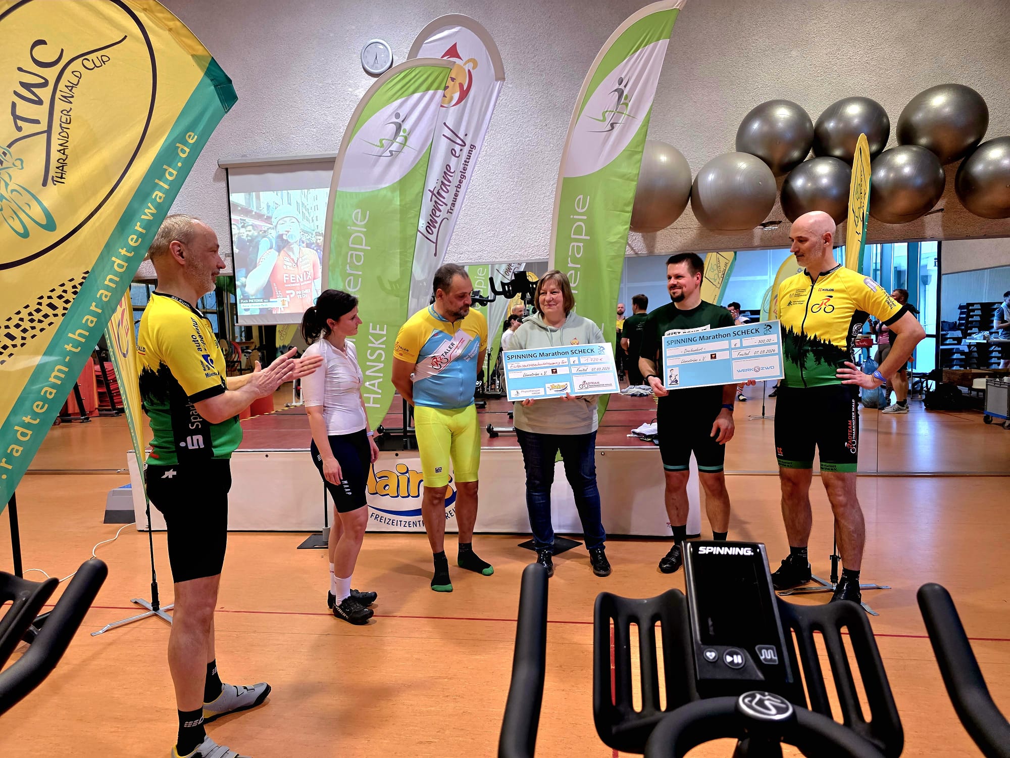 Unser Spinning-Marathon bleibt eine Erfolgsgeschichte Unser Spinning-Marathon bleibt eine Erfolgsgeschichte